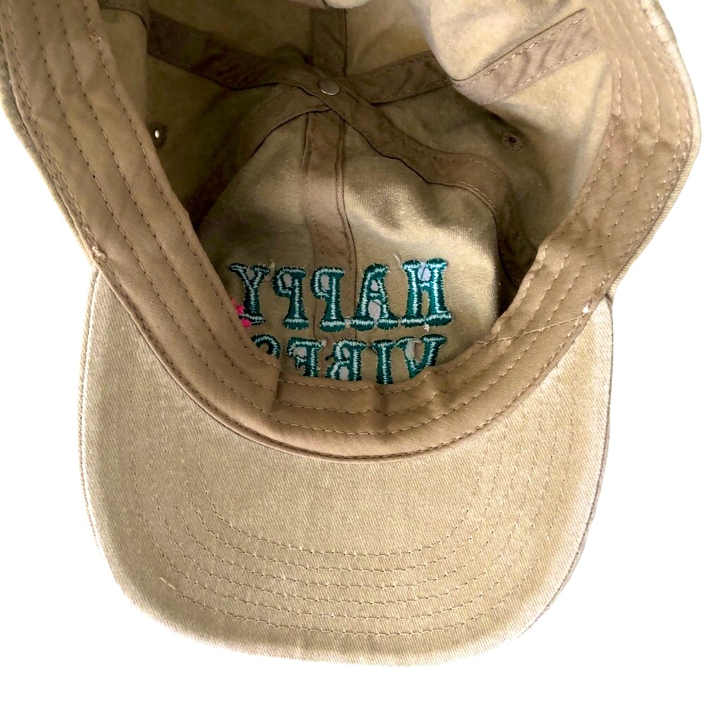Happy Vibes Embroidered Cap - Picture 3 of 10